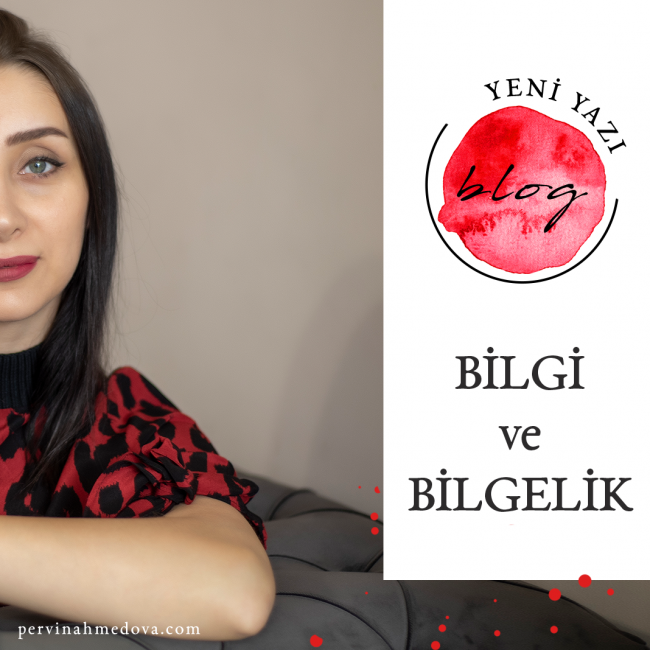 Bilgi ve Bilgelik, Pervin Ahmedova Blog Yazsısı